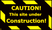 Caution. Under construction sign.